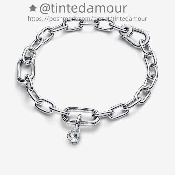 Pandora Pandora ME Sparkling Moon Mini Dangle Charm - Picture 3 of 6